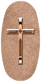 DASOV 510 BZ SH BZ Bronze Single Cross Shimmer Bronze Background
